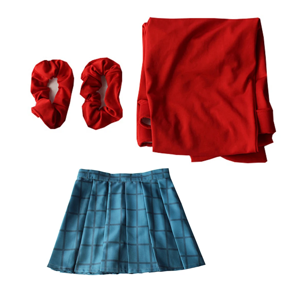 Hot Anime Dangan-Ronpa Harukawa Maki Cosplay Costume Danganronpa Halloween Carnival Skirt Wigs Summer Dress Girl |