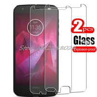 2pcs for motorola moto z2 play force high hd tempered glass protective on xt1710 09 07 0110 02 phone screen protector film