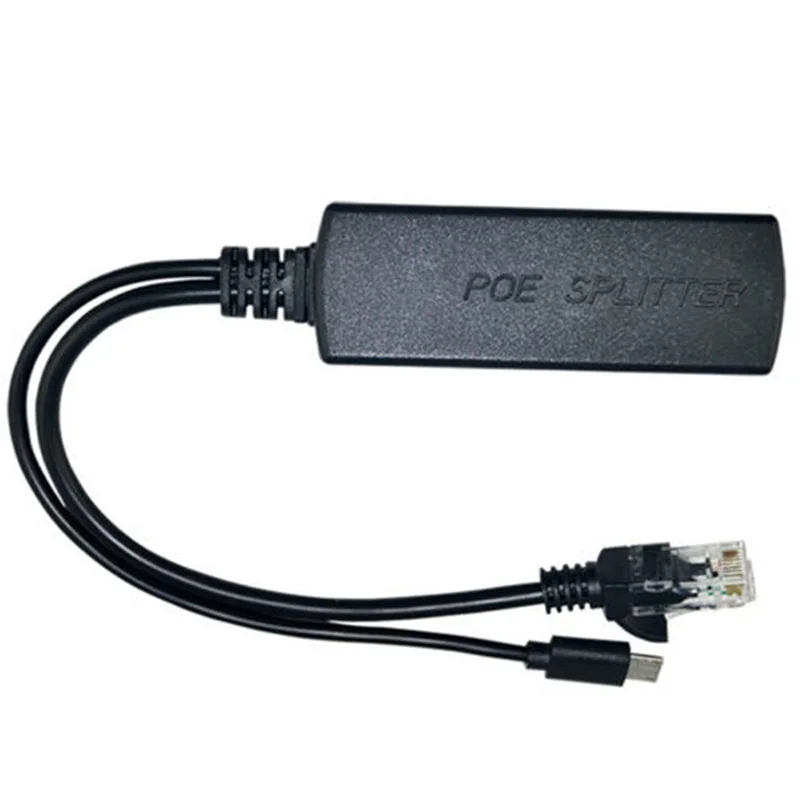 

Micro USB Active PoE Splitter Power Over Ethernet 48V to 5V 2A Micro USB Adapter 10W