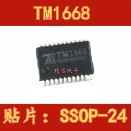 

10pcs TM1668 SSOP24 LED
