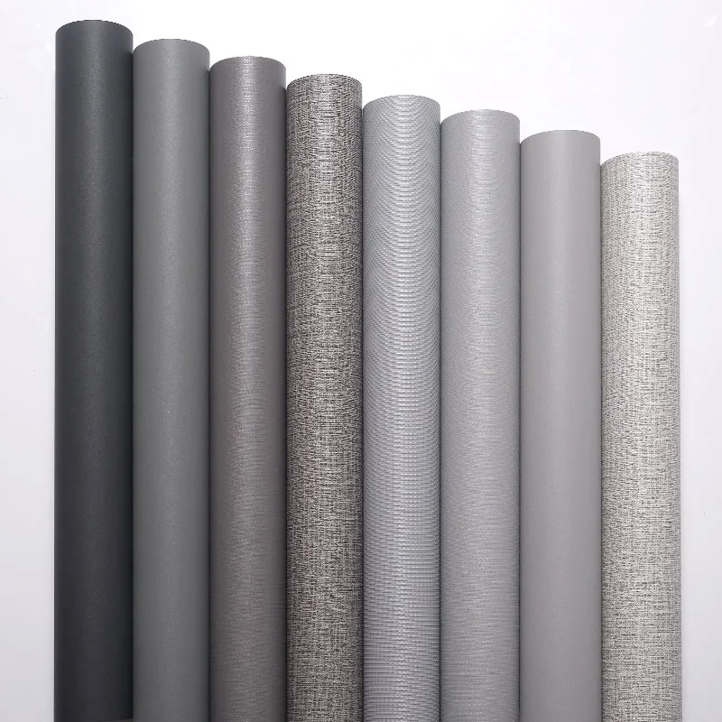 

Waterproof Gray Stickers Solid Color Self Adhesive Wallpaper Nordic Furniture Stickers Modern Pegatinas Pared Home Decor DF50ZS