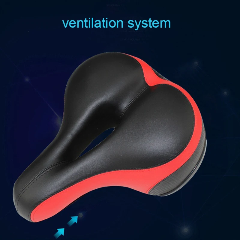 

Wide Bike Bicycle Gel Cushion Extra Comfort Sporty Soft Pad Saddle Seat Cushion BHD2