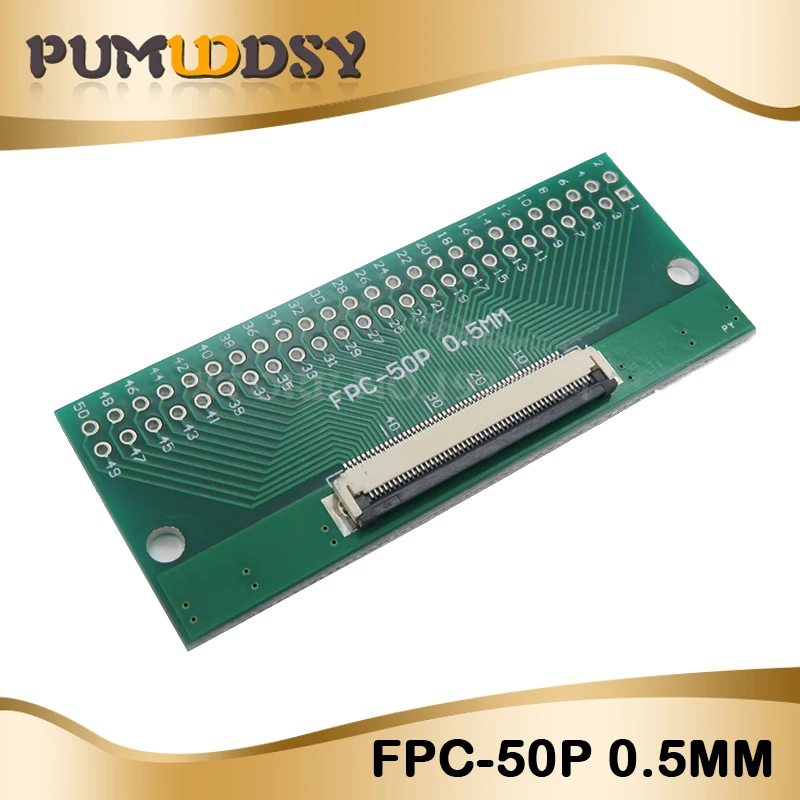 1 шт. FPC/FFC гибкий кабель адаптер плата Двусторонняя 0 5 мм до прямой 2 54 6P/8P/10P/20P/30P/40P/60