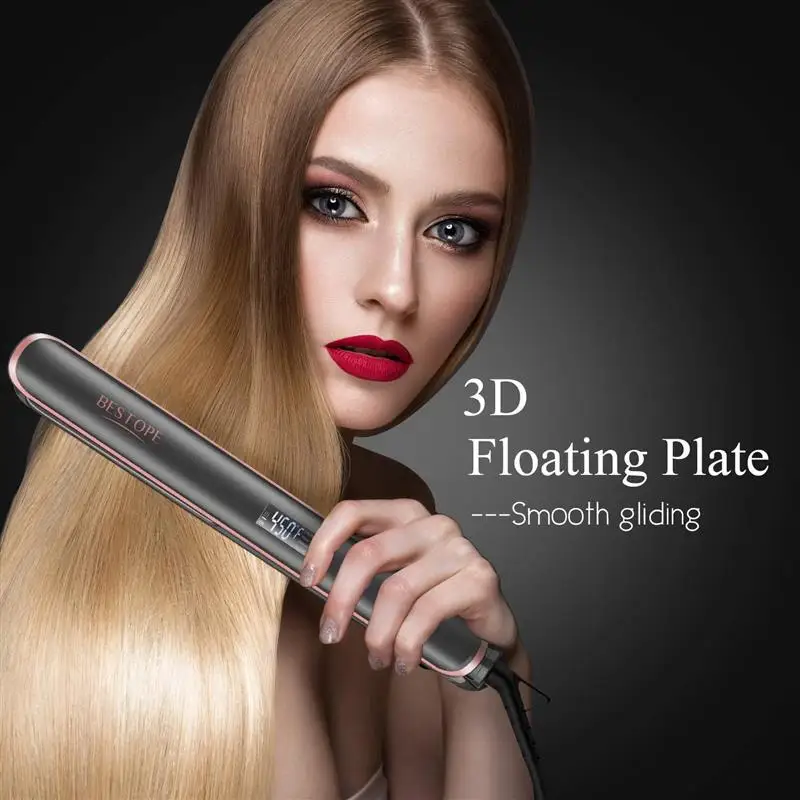 

Ceramic Tourmaline Straightener With Temperature Locking Function Anion And Adjustable Temperature Suitable For All Hair