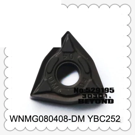 Оригинальный WNMG080408 DM YBC252 WNMG 080408 Токарные Вставки для инструментов Карбид вставки