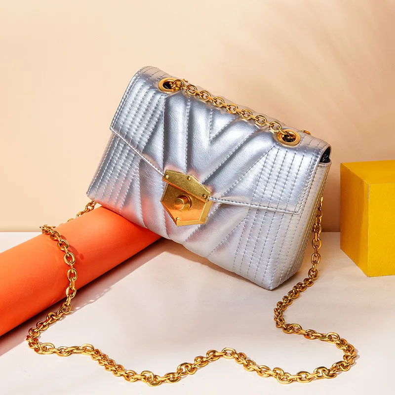 

LINVANSHY Lady Leather Texture Bag Women] Summer Fashion One Shoulder Messenger Bag