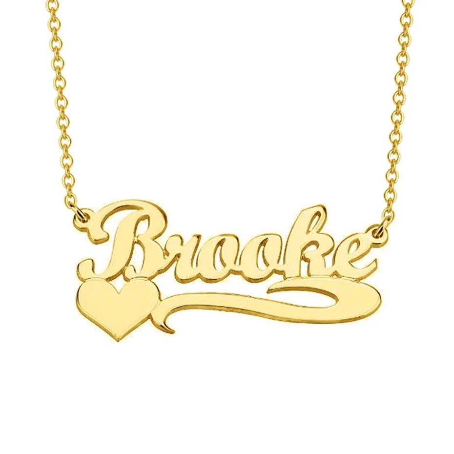 YAFEINI Personalized Name Necklace 925 Sterling Silver DIY Necklaces Pendants Chain Couple's Gifts | Украшения и аксессуары