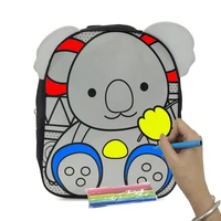 eductional toys graffiti bag handmade painting kindergarten backpack drawing toys for kids children gifts