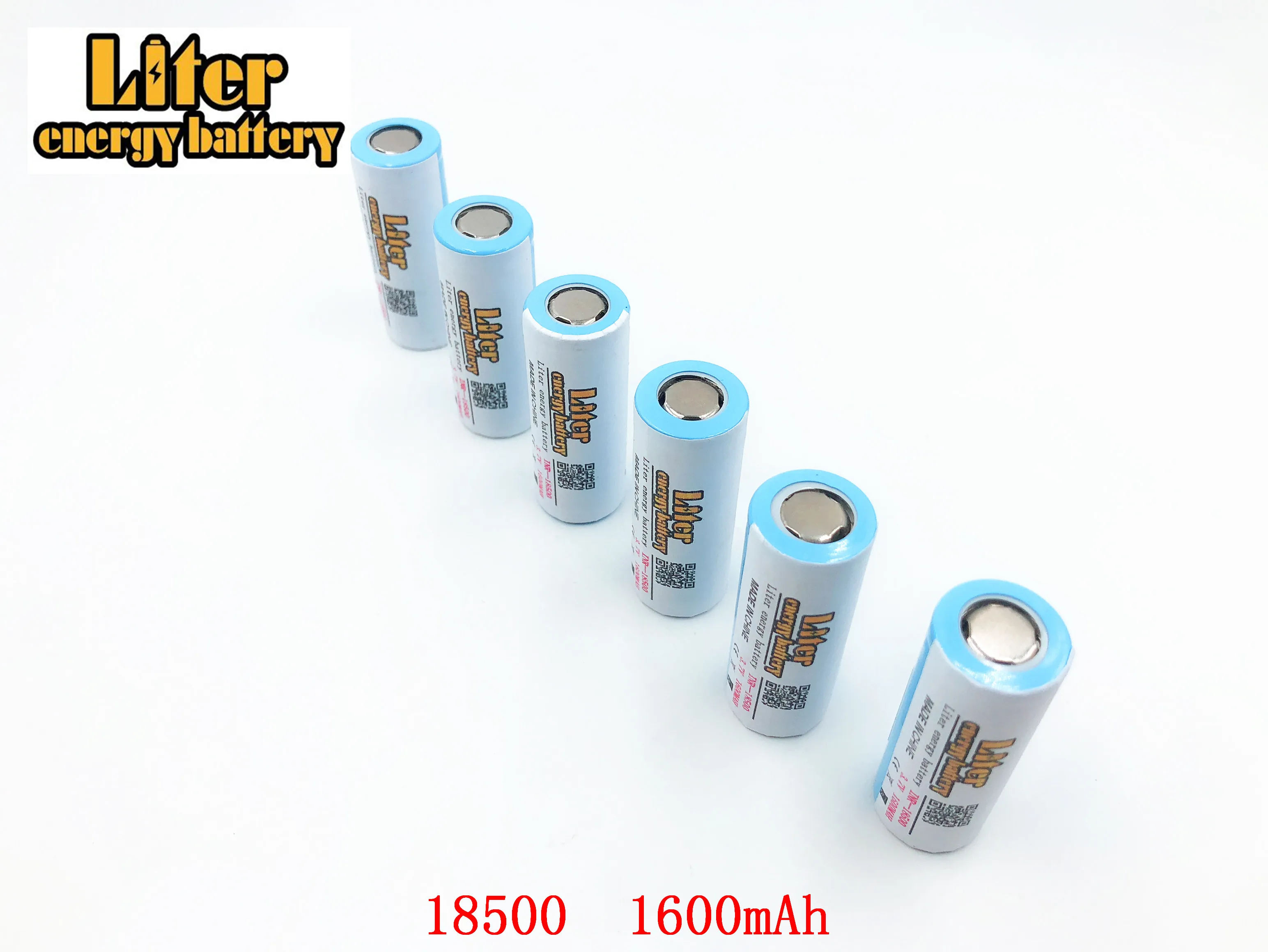 

2pcs/lot 18500 Batteries 18490 Real 1600mAh Li-ion Lithium 3.7V Rechargeable FlashLight Torch Battery Power Bank LED Energy