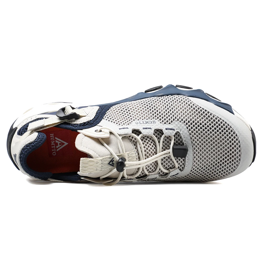 HUMTTO 2021 New Hiking Water Shoes for Men Quick Dry Aqua Shoes Mens Mesh Beach Outdoor Sandals Trekking Shoes Trail Sneakers