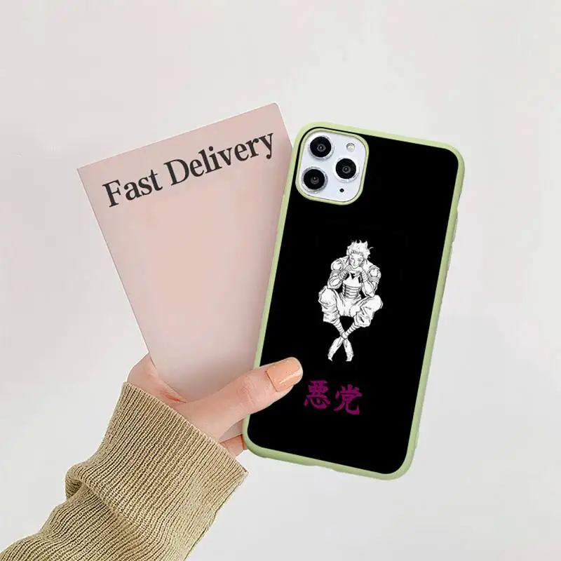 

Hisoka Hunter x Hunter Anime Phone Case Candy Color for iPhone 11 12 mini pro XS MAX 8 7 6 6S Plus X 5S SE 2020 XR