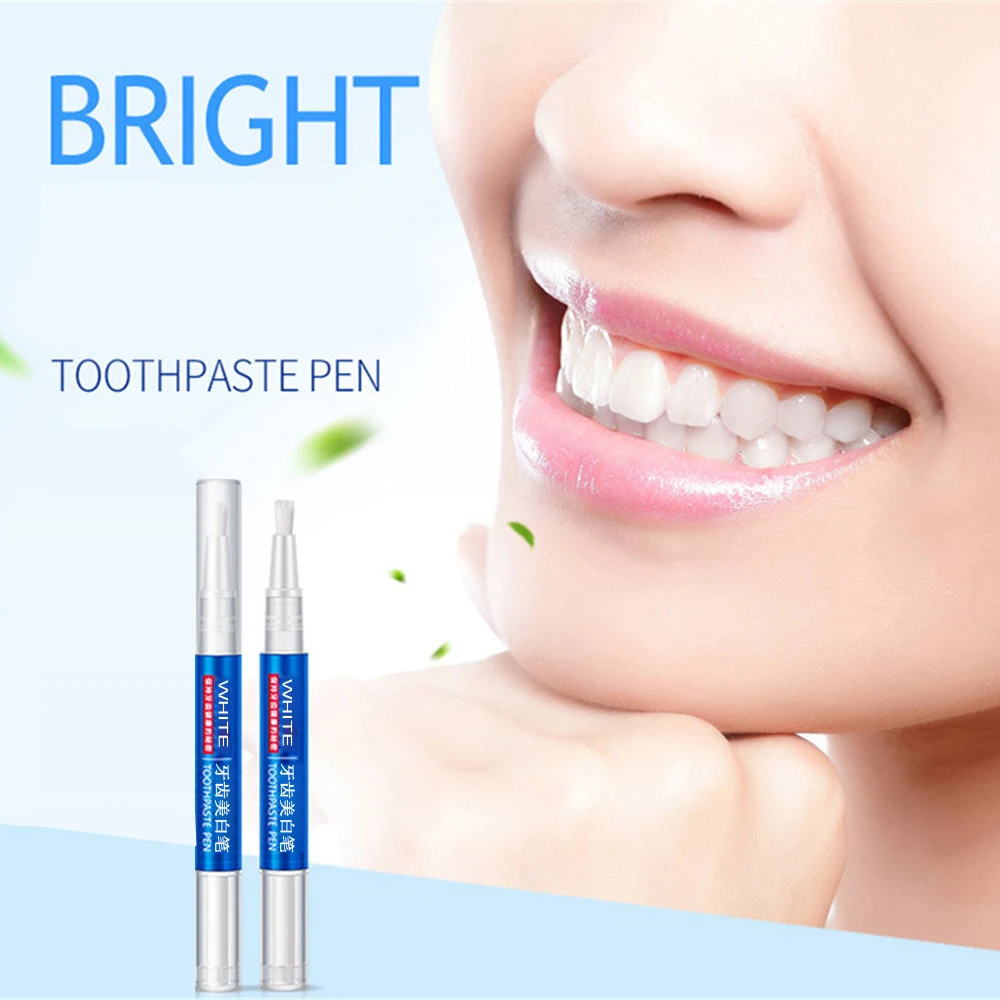

1PCS Hot Creative Effective Teeth Whitening Pen Tooth Gel Whitener Bleach Stain Eraser Sexy Celebrity Smile Teeth Care