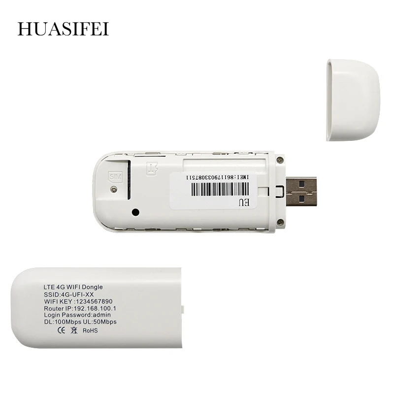 USB-модем HUASIFEI 4G LTE разблокированный сетевой адаптер с поддержкой SIM-карты