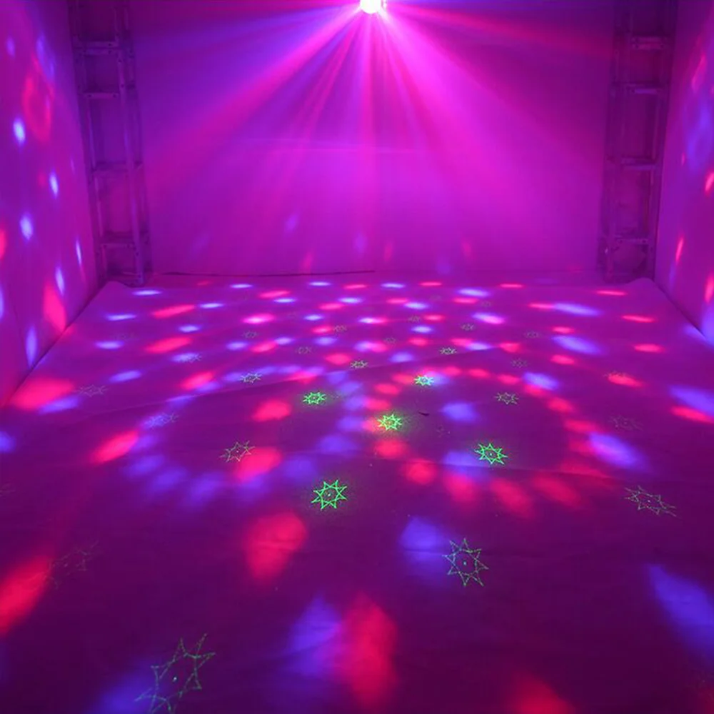 64 в 1 RGB Рождественский светодиодный прожектор DJ лазерный сценический светильник