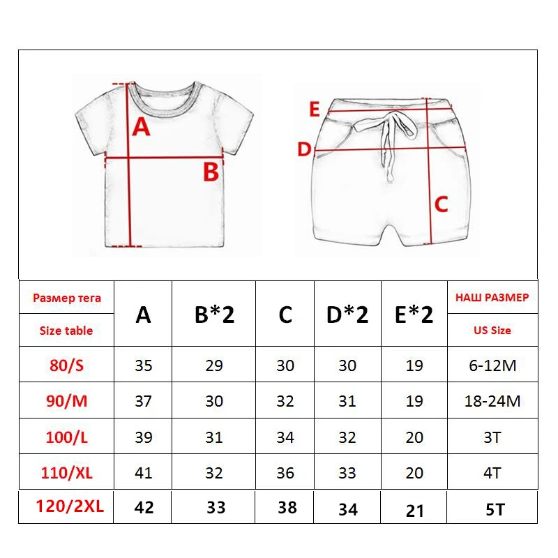 Комплект для маленьких мальчиков милая летняя футболка с героями мультфильмов