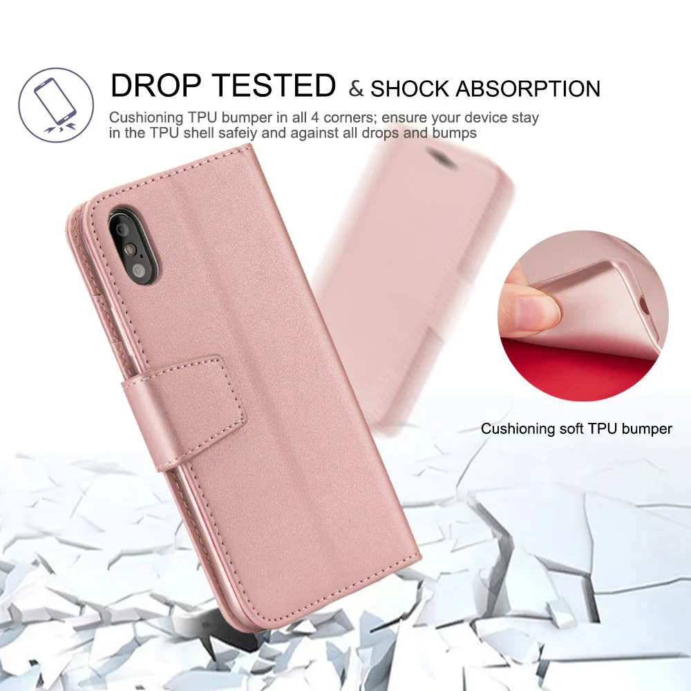 LAPOPNUT чехол для телефона из натуральной кожи для Iphone 11 Pro Xs Max Xr X 7 8 Plus 6 6s 5 5S SE Флип Магнитный кошелек силиконовый чехол из искусственной кожи