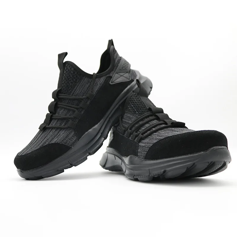 

Labor Protection Anti Piercing Smashing Anti-slip Shoes Outdoor Hiking 4 Seasons Safety Boots Large Size Plus Steel Wrap Head