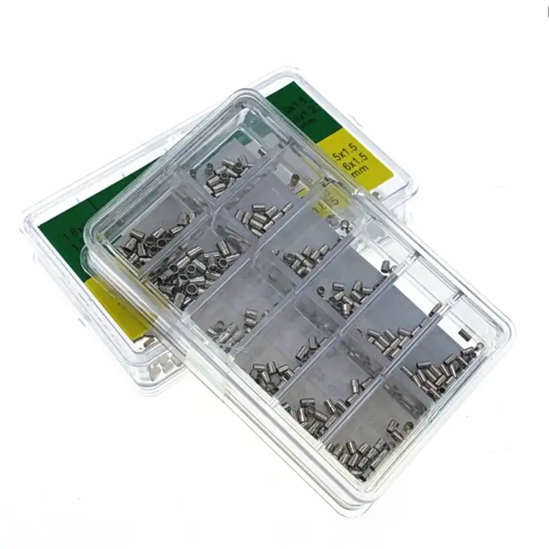 360 шт. медный смешанный размер чехол для часов с короной трубы водонепроницаемых