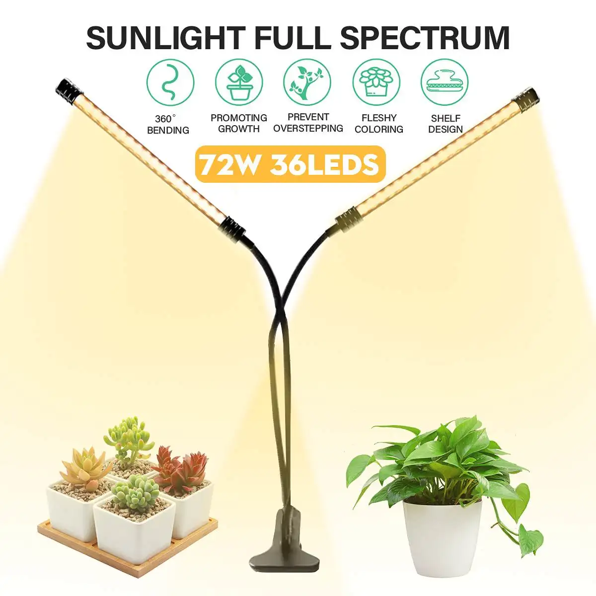 

Led Grow Light Bulb 360 Flexible Lamp Holder Clip for Plant Flower Vegetable Growing Indoor Greenhouse Hydroponics