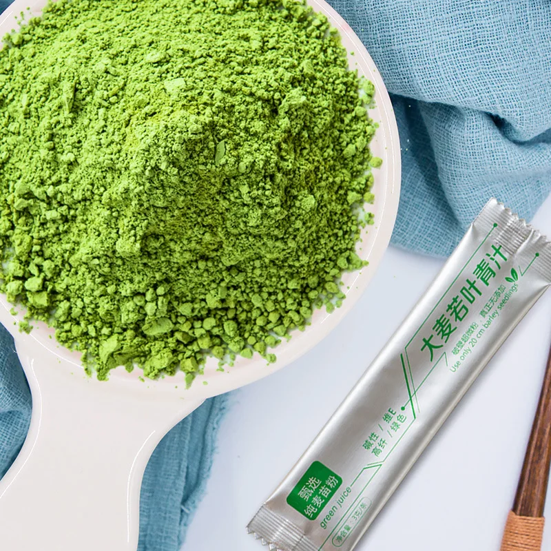 Листья ячменя как зеленый порошок антиокислительный антивозрастной Осветляющий