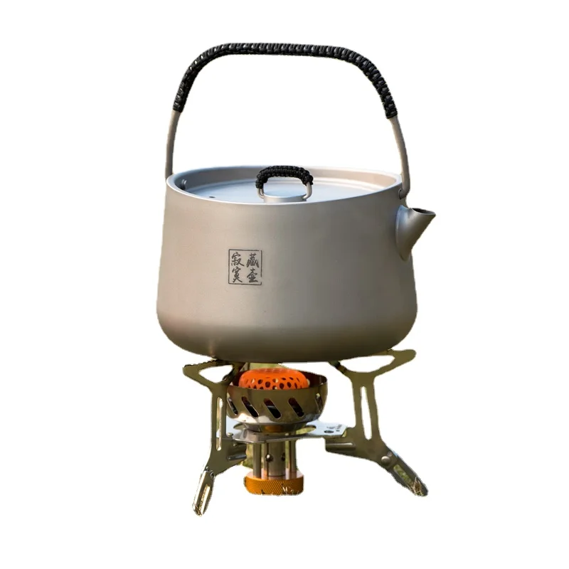 Tetera de Cafe de arce fuego, tetera de titanio ligera, 1LCD (art.: 3920ba90f697a) - 3920ba90f697a