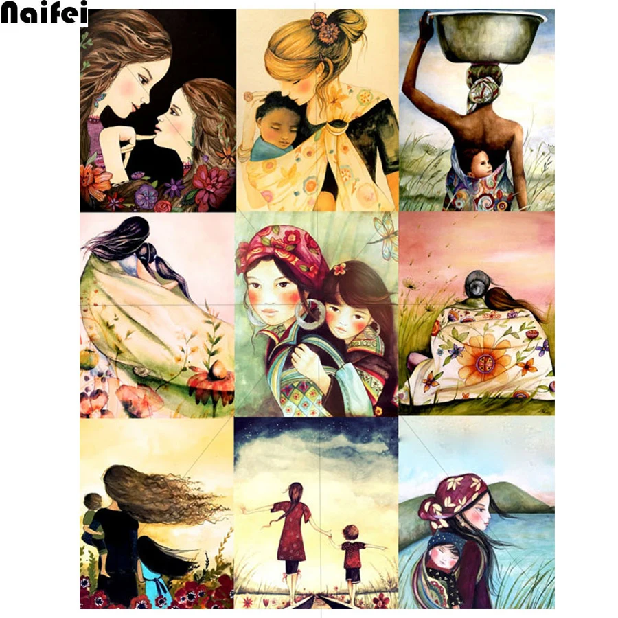 

Алмазная живопись для матери мира, подарки матери, вышивка крестиком, алмазная вышивка, Алмазная мозаика, наклейки для украшения дома