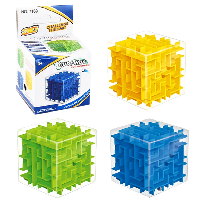 3D магический баланс лабиринт с шаром шарик бусины интеллект Развивающие