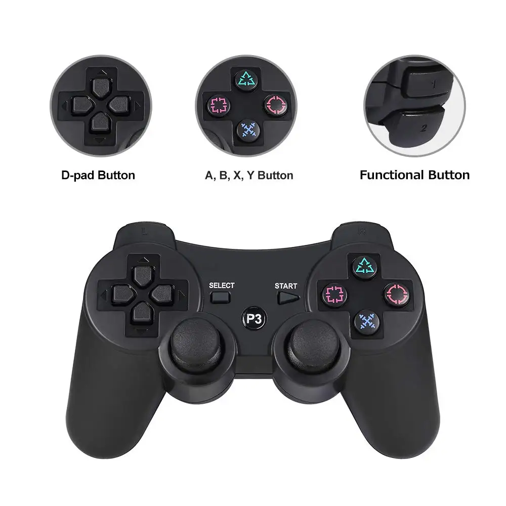 Беспроводной Bluetooth игровой контроллер для PS3 джойстик Sony Playstation3 dualshock удаленный