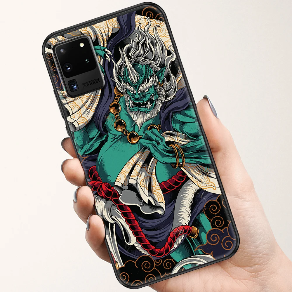 Японская Маска самурая Hannya чехол для телефона Samsung Galaxy Note 4 8 9 10 20 S8 S9 S10 S10E S20 Plus UITRA