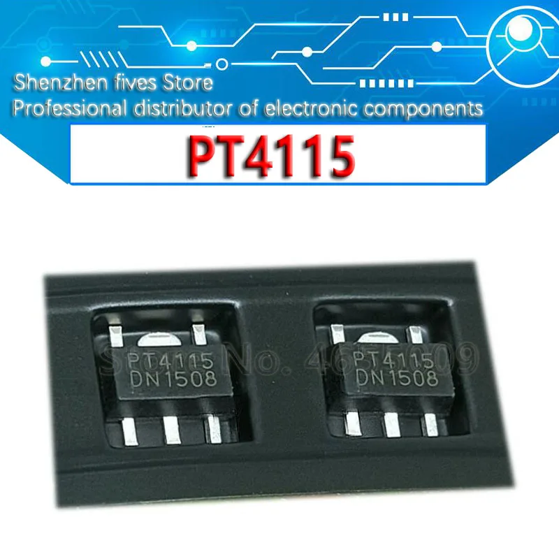 10 шт. PT4115B89E SOT89 5 PT4115 SOT 89 SMD|Интегральные схемы| |