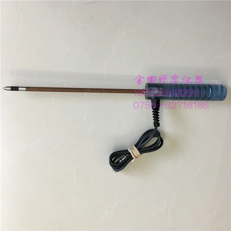

United States Telm Holls off DELMHORS paper hygrometer moisture meter probe 830-2 handle H-4