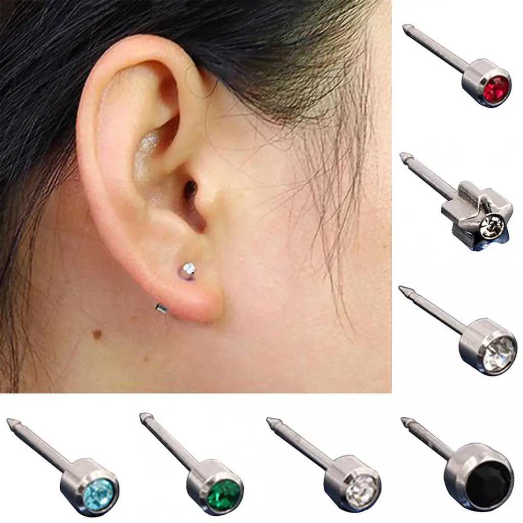 1 шт одноразовые стерильные пирсинг для хряща уха пупка пистолет не вызывает
