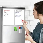 A5 холодильник магнитная доска меню доска магниты на холодильник тонкий кончик маркер ластик Кухонный блокнот напоминание умная доска