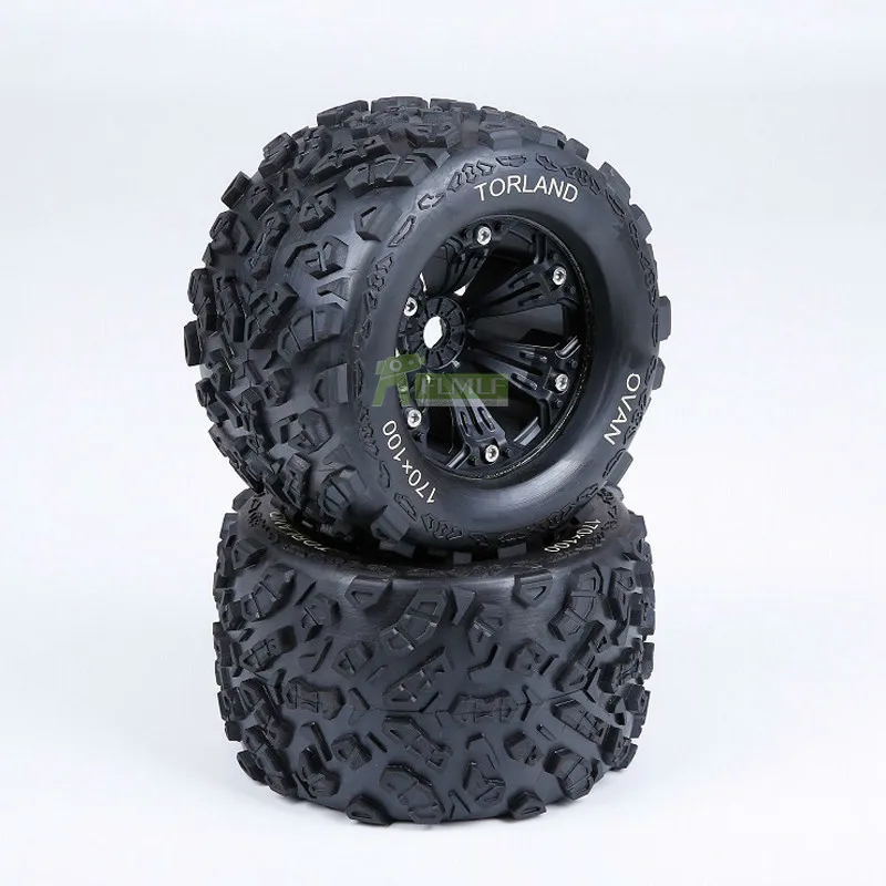 Набор Нобби шин подходит для 1/8 HPI Racing Savage XL FLUX Rovan TORLAND Monster бесщеточный запчасти для грузовиков
