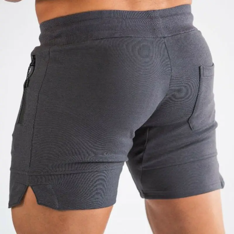 Лидер продаж Для мужчин Однотонные эластичные шорты груз схватка летний отдых