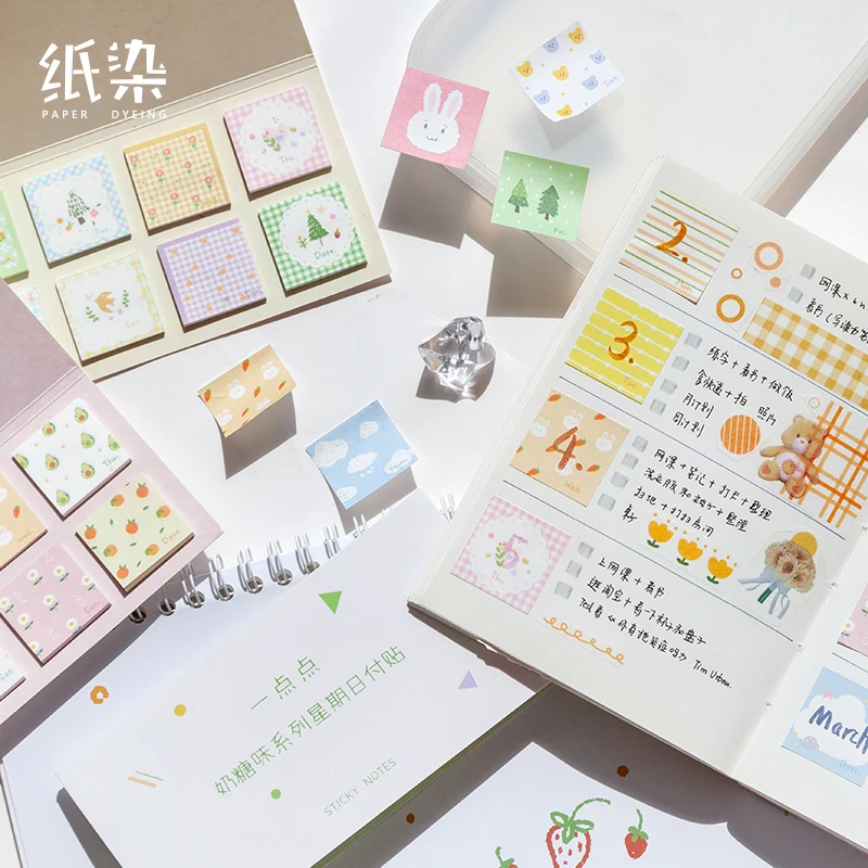 

Handbook Series Kawaii Cute Toffee Series Sticker Custom Stickers Diary Stationery Flakes Scrapbook Decorative Stickers
