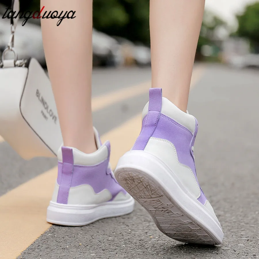 Женские высокие кроссовки на платформе обувь для тренировок беговая Обувь
