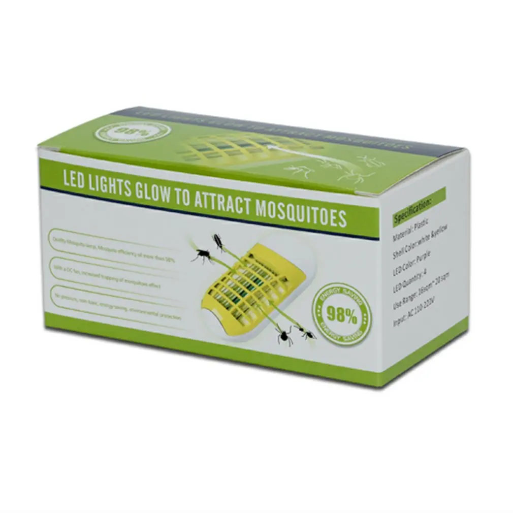 УФ лампа для уничтожения комаров светодиодный светильник ловушка насекомых