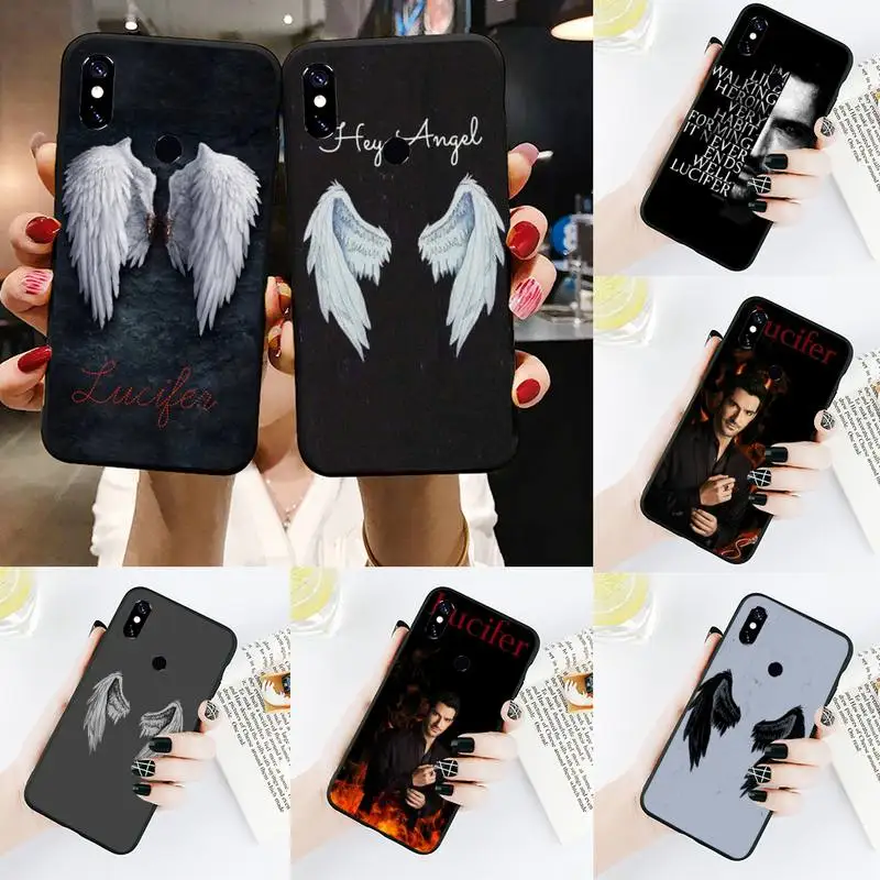 

American TV Degenerate angel Lucifer1 Phone Case For Xiaomi Redmi Note 4 4x 5 6 7 8 pro S2 PLUS 6A PRO