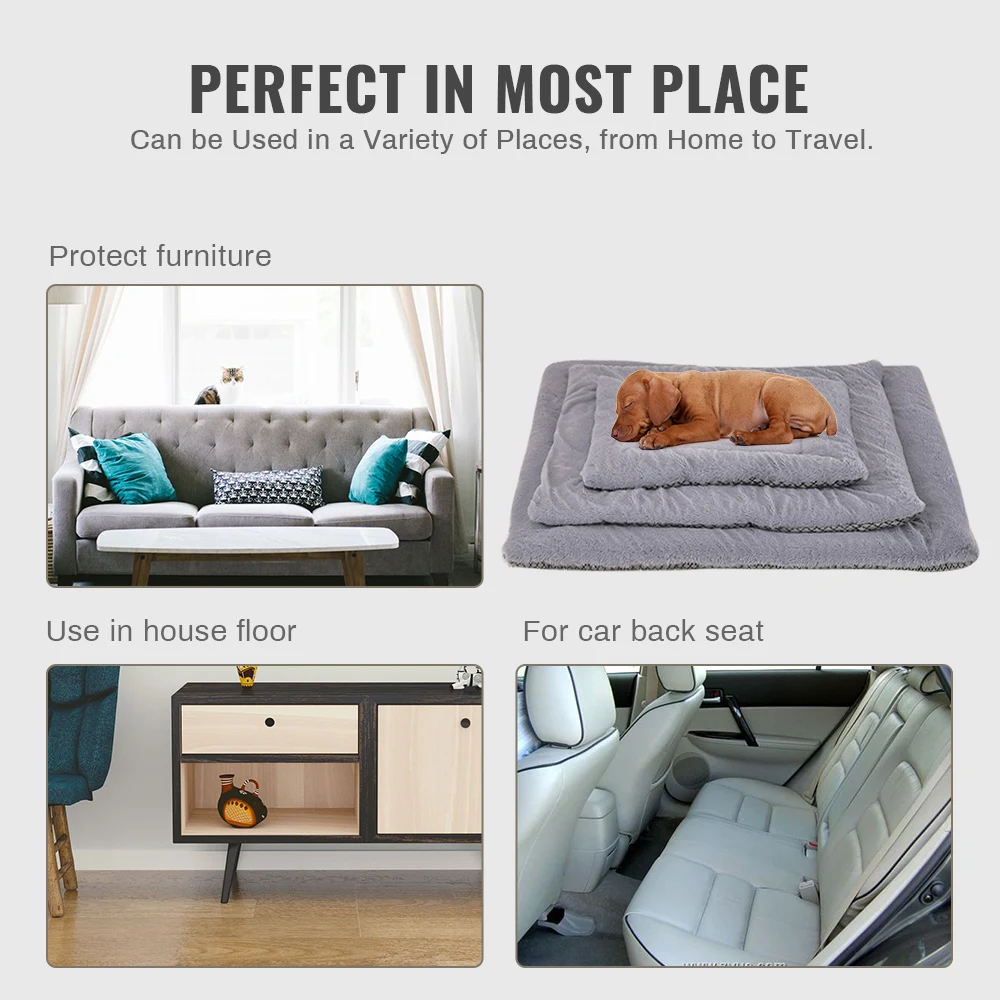 Кровать для кошек кровать собак коврик домашних животных зимнее плотное теплое