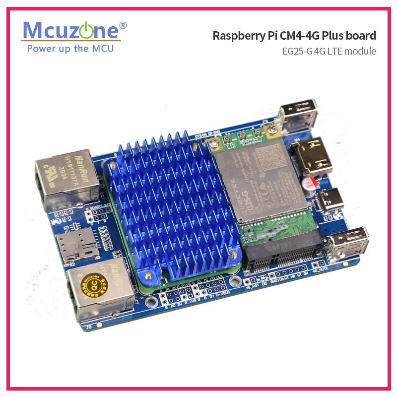 Материнская плата Raspberry Pi CM4-4G puls с двумя Giga Ethernet и 4G LTE модулем | Компьютеры офис
