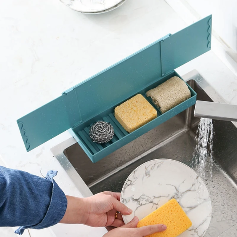 

Telescopic Water Trough Sink Baffle Drain Rack Anti-Splash Baffle Kitchen Shelf Sink Guard Kitchen Water Splash Guard