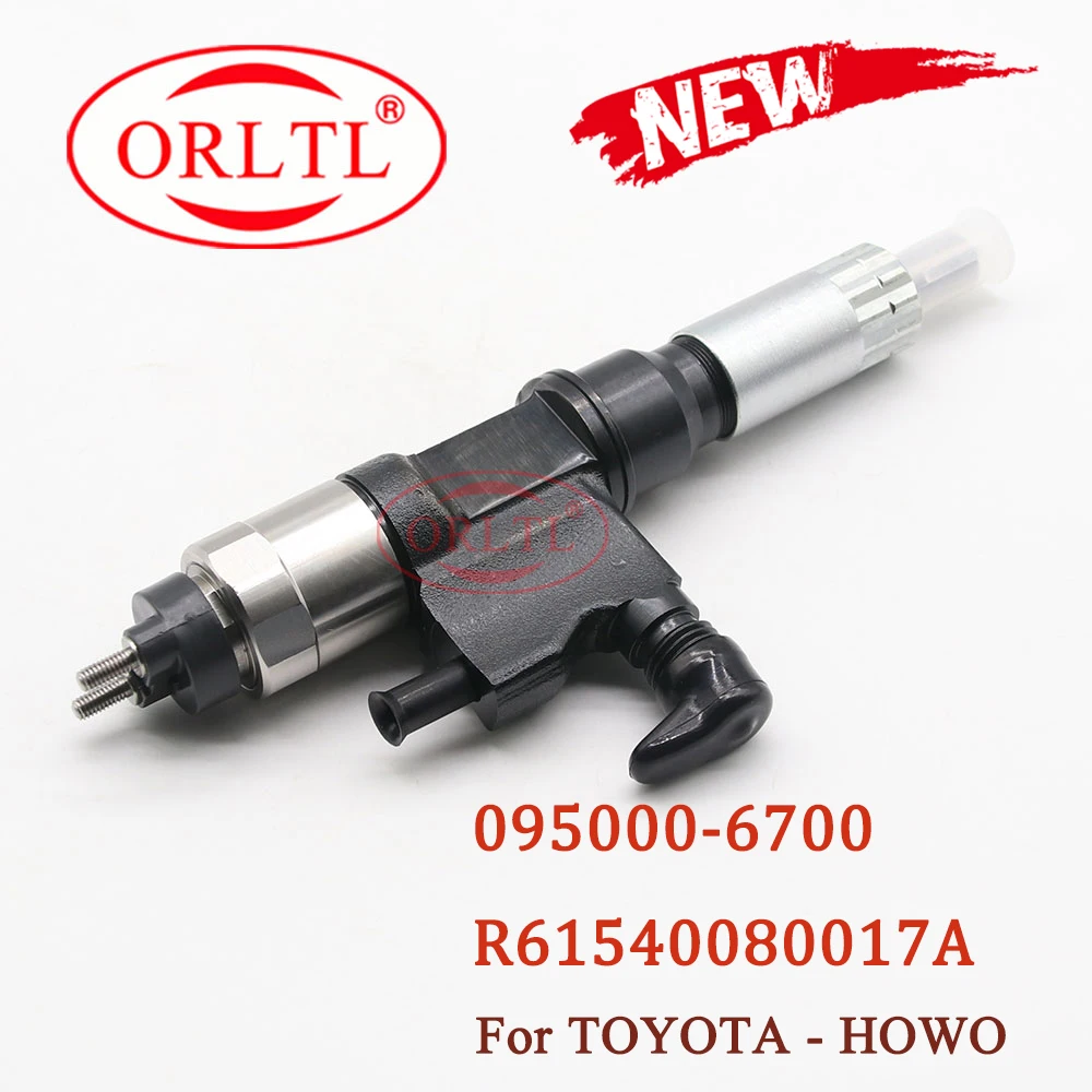 

ORLTL 6 шт./лот 095000-6700 (R61540080017A) высокоскоростной стальной топливный инжектор 6700 дизельный двигатель общий топлив впрыск 0950006700