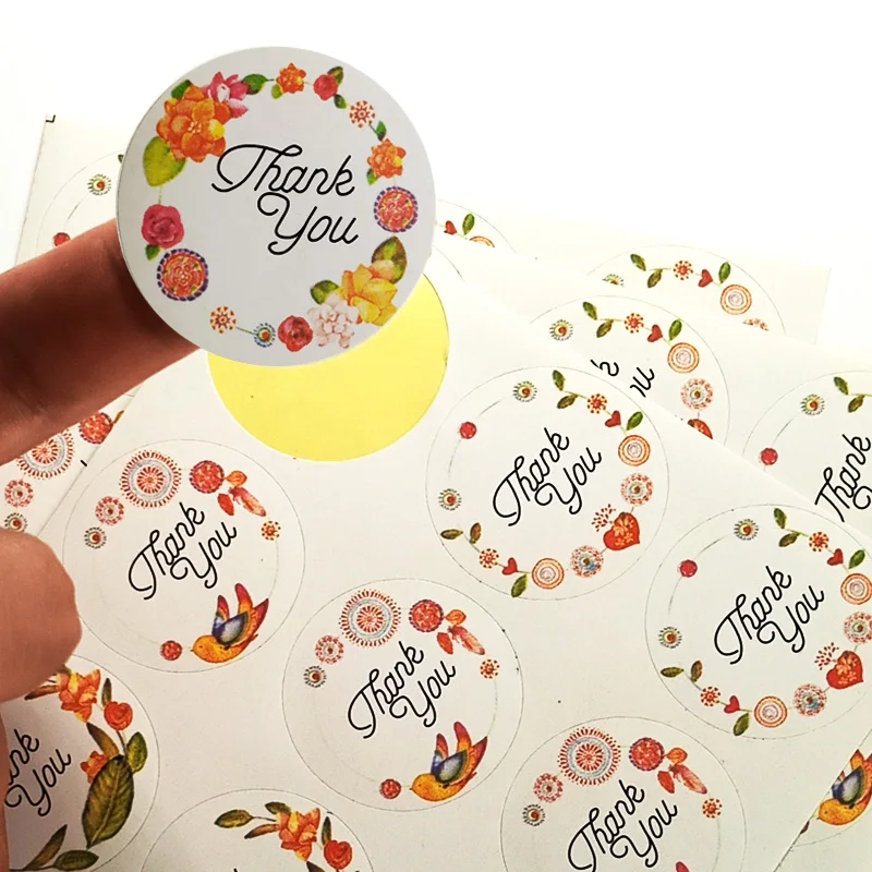 60 шт упаковочные подарочные пакеты спасибо этикетка бумажные свадебные