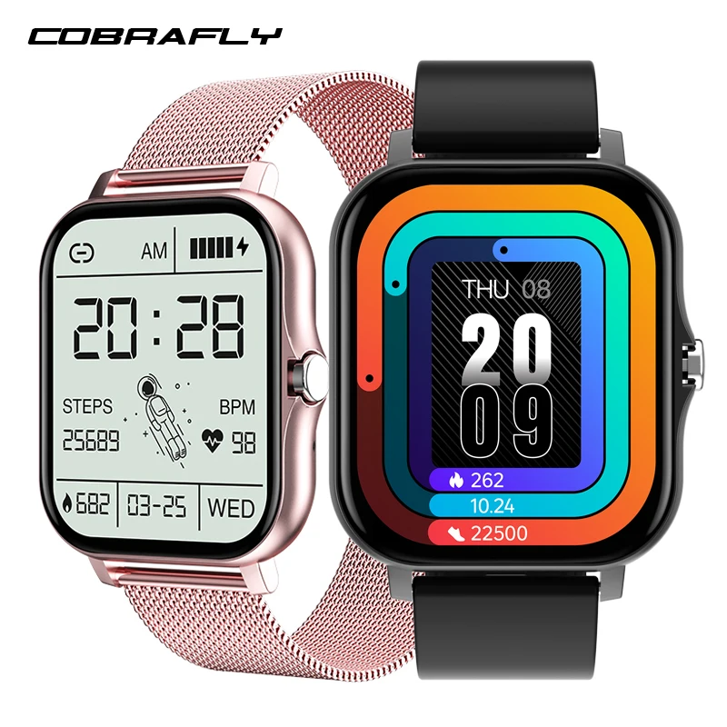 COBRAFLY P8pro Смарт часы CT2 1 69 дюймов вызовов через Bluetooth фитнес трекер для измерения