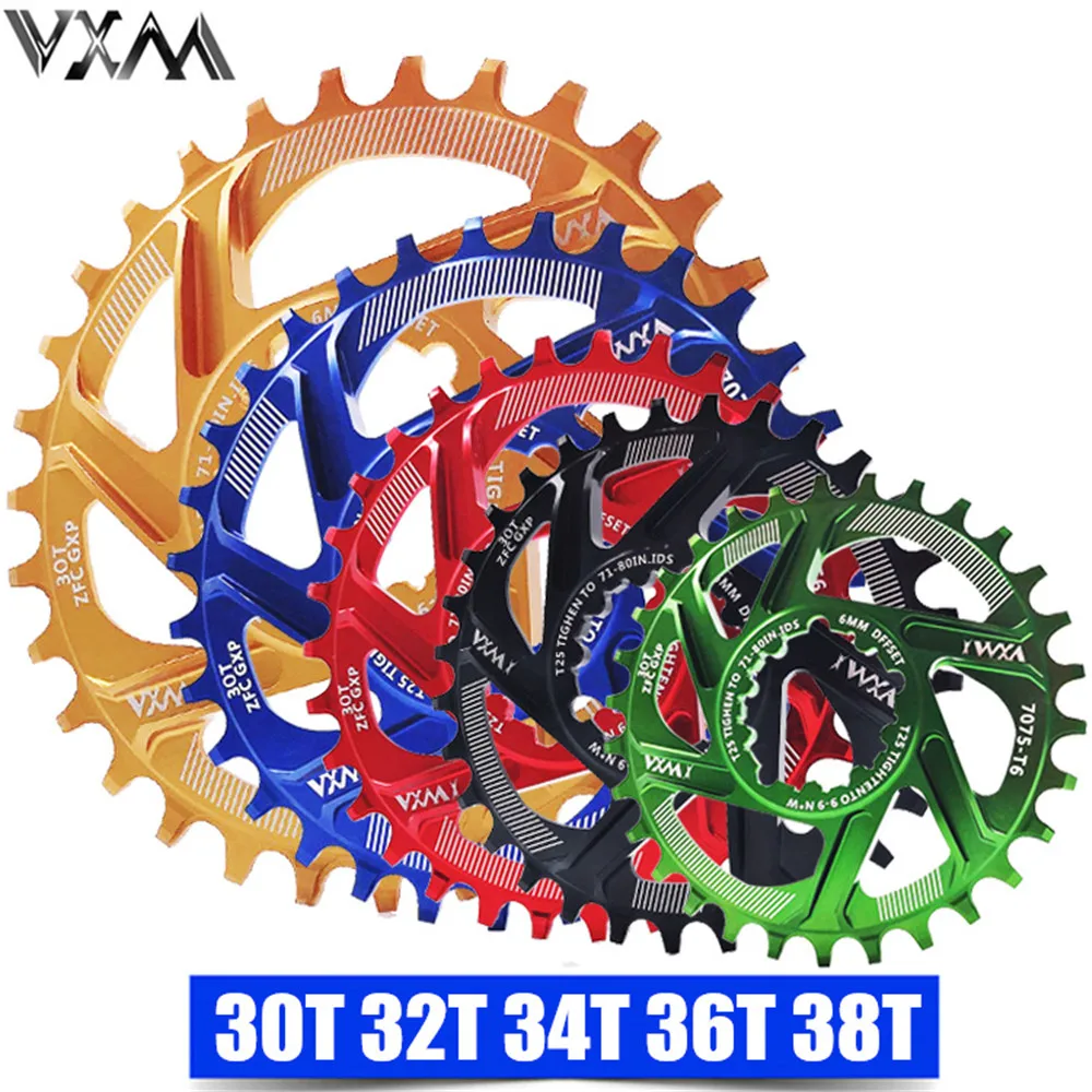 VXM велосипедная Звездочка 30T 32T 34T 36T 38T узкая широкая для GXP XX1 X9 XO X01 CNC AL7075 шатун со