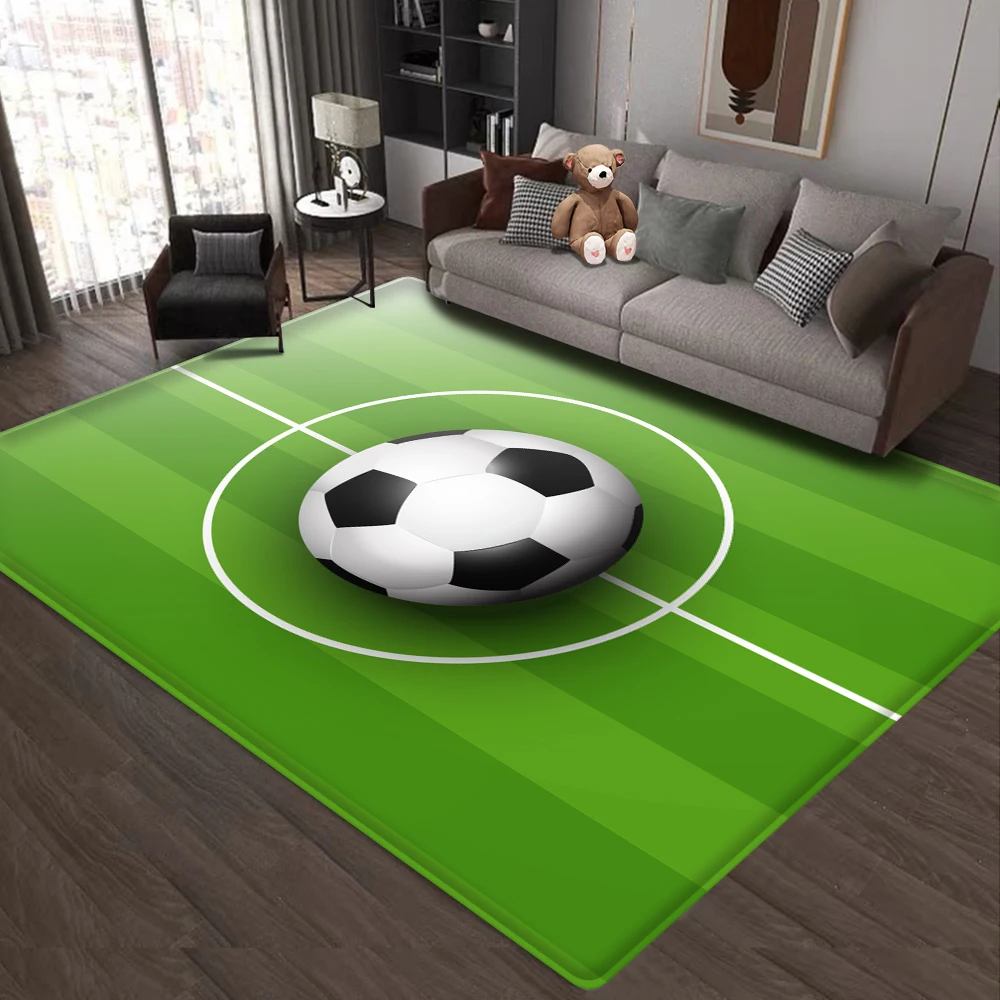 

Alfombra Salon, Зеленый 3D футбольный ковер, детские игровые коврики для детей, Дизайнерский ковер, Детский ковер для футбола, напольный ковер
