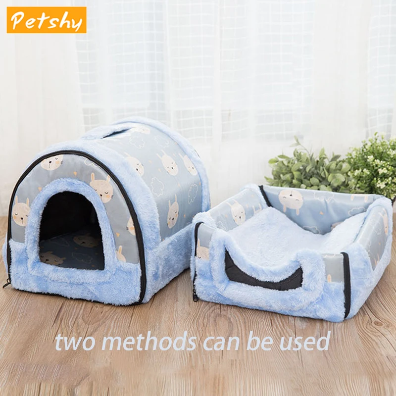 Petshy собаки кровать для кошек теплое моющееся домик домашних животных кошки Щенок