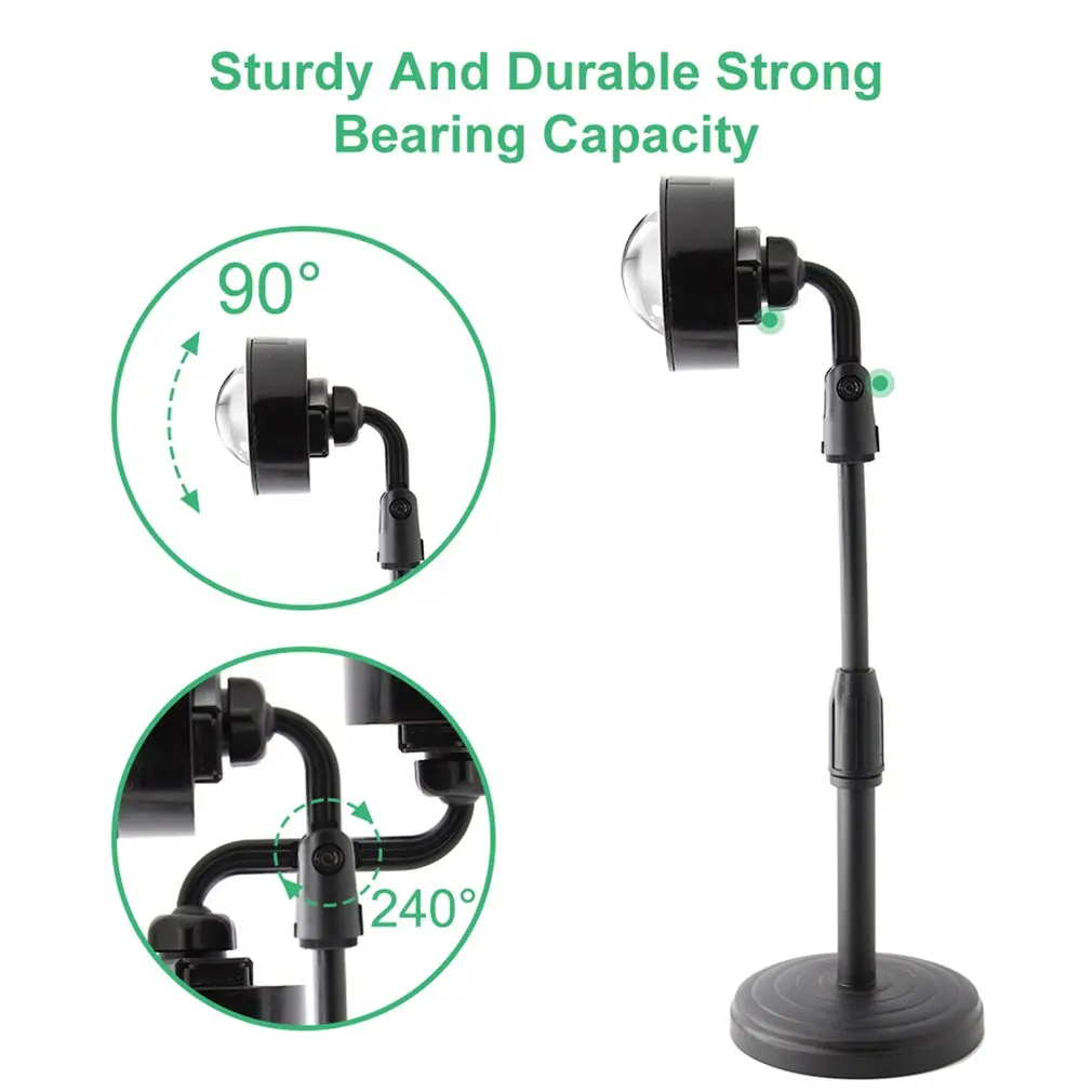 

Adjustable Sunset Projection Night Lights Projector Atmosphere Rainbow Lamp Decoration USB Charging Floor Lamp For Bedroom