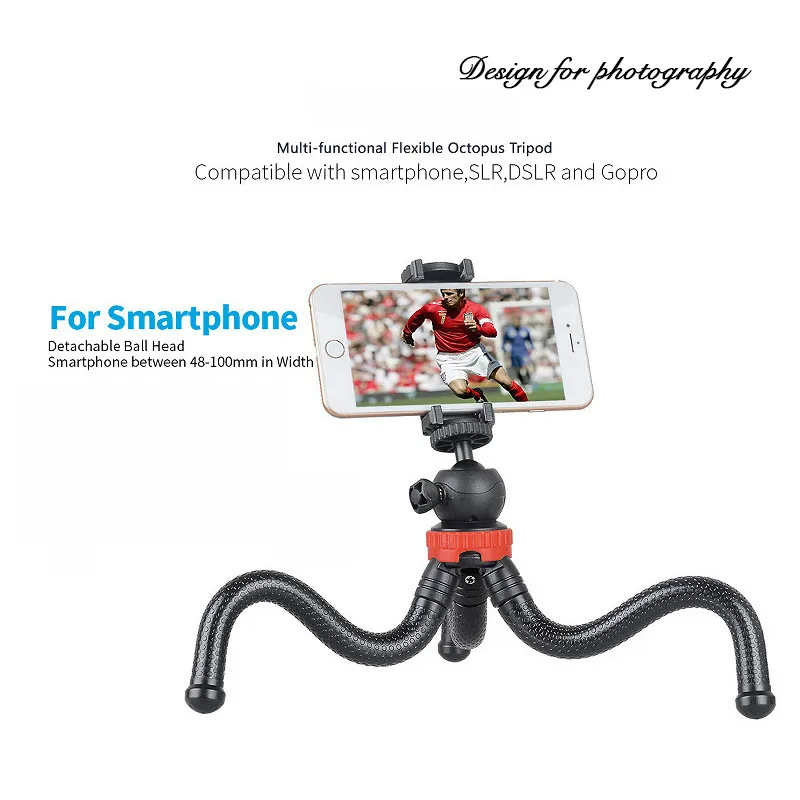 Большой Осьминог Гибкий штатив Стенд Gorillapod для телефона Telefon Мобильный телефон